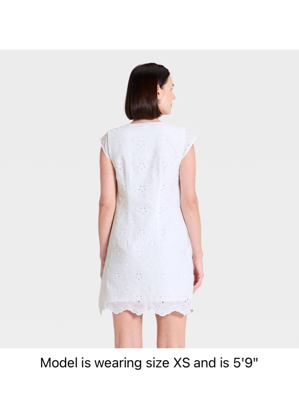 a new day White Eyelet Slip Chemise